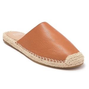 Eileen Fisher Kai Leather Mule Espadrilles